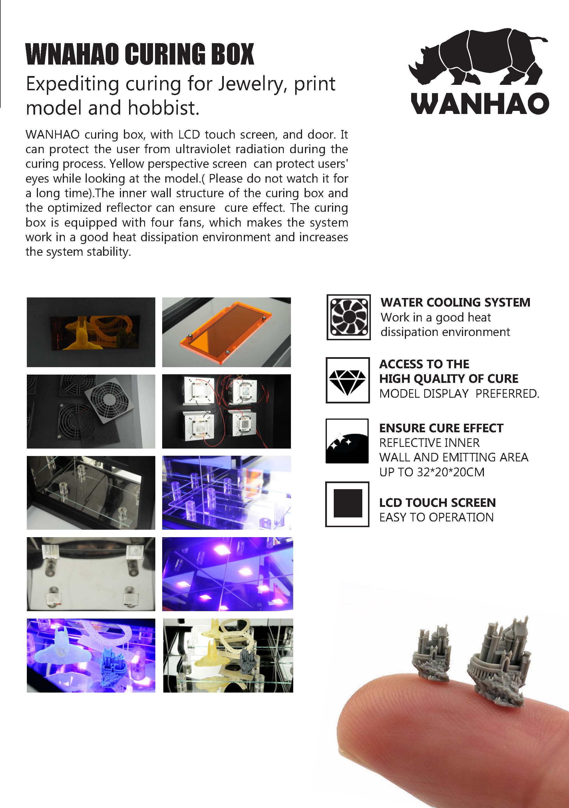 WANHAO BOXMAN - 1 - PROFESSIONAL CURING STATION FOR RESIN PRINTERS