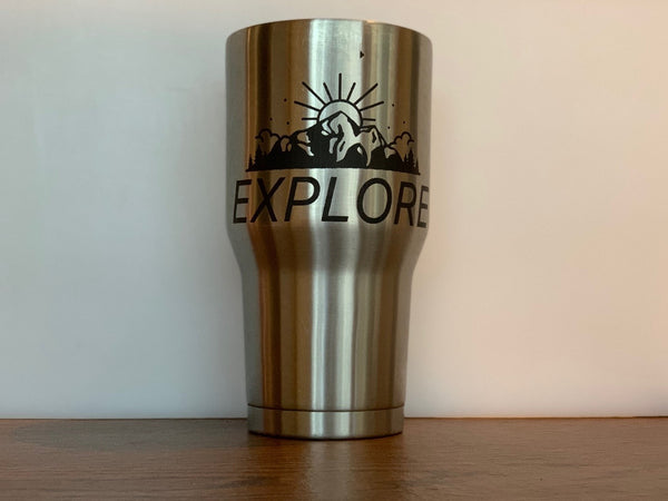 Engraving a Yeti Tumbler