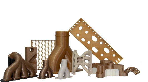 A large variety of materials capable of being printed on Intamsys industrial 3D printers