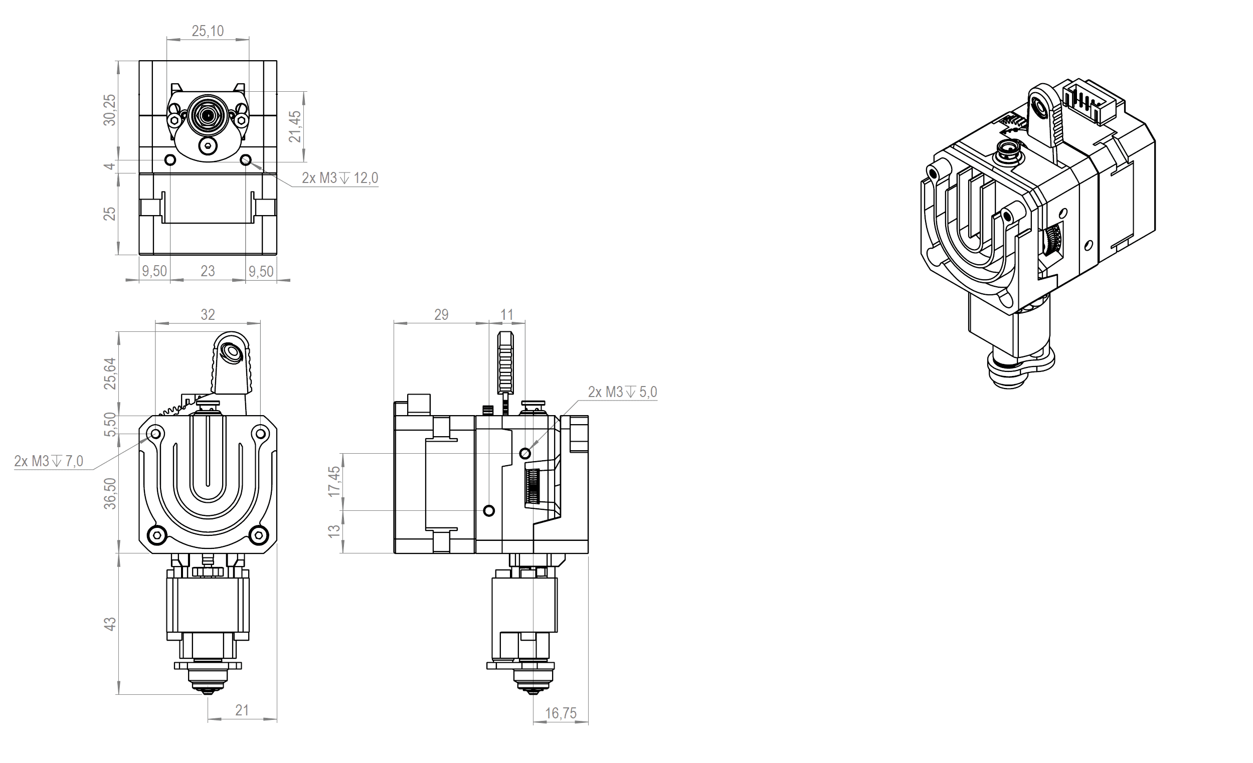 LGX ACE Magnum+ Technical Drawing