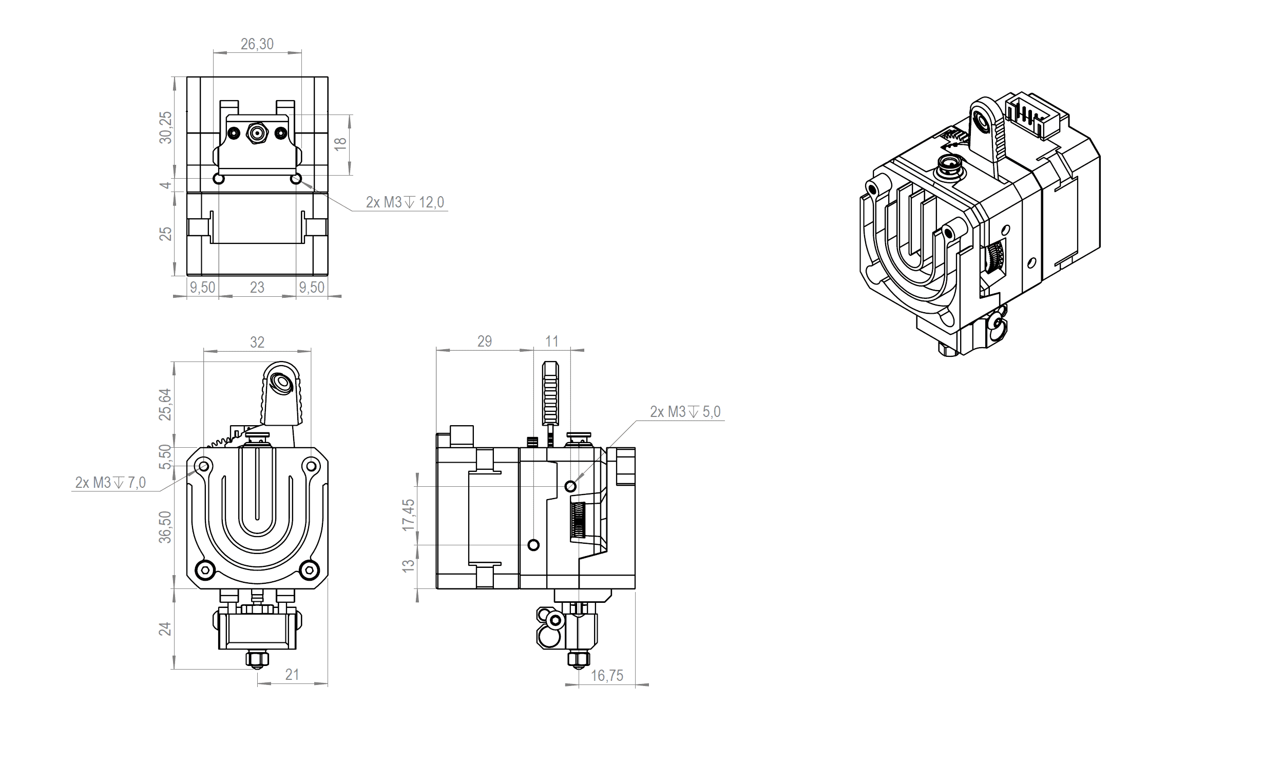 LGX ACE Mosquito Technical Drawing