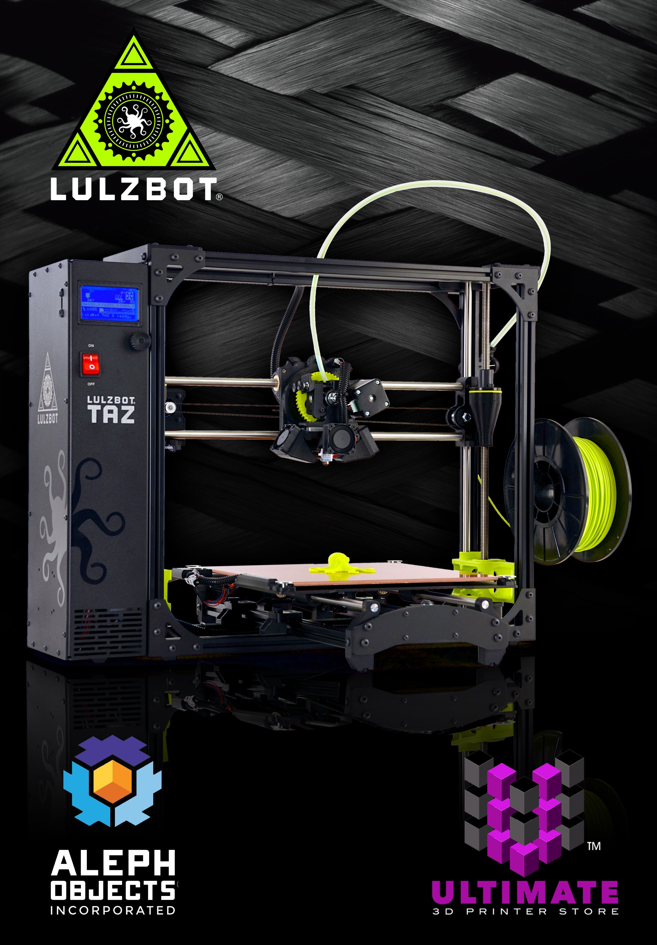 The All New Lulzbot Taz 6 Desktop 3d Printer Ultimate 3d Printing Store 2723