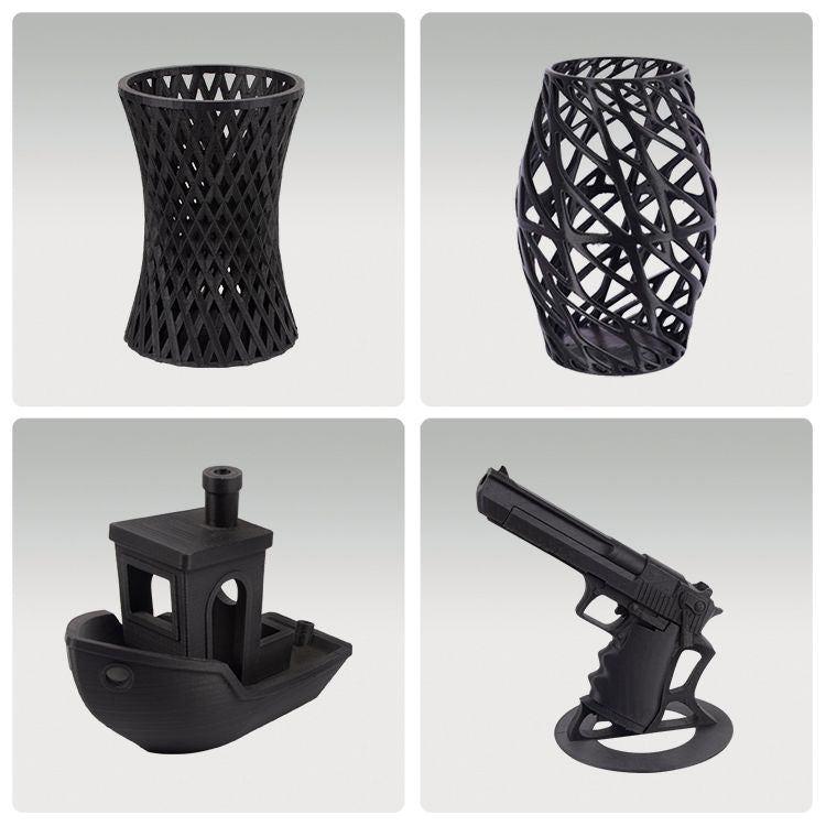 PLA Carbon Fiber 3D printed samples