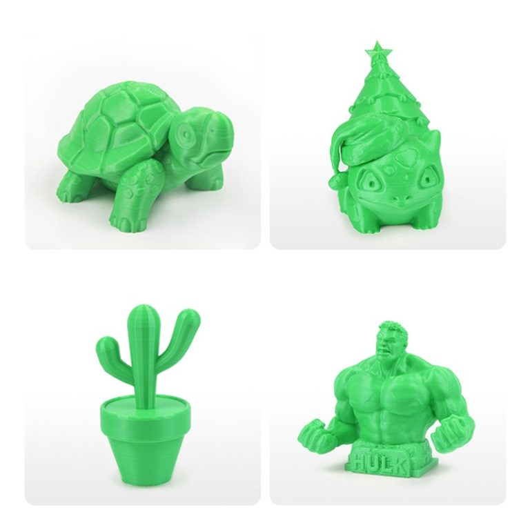 Green 3D Printed Samples