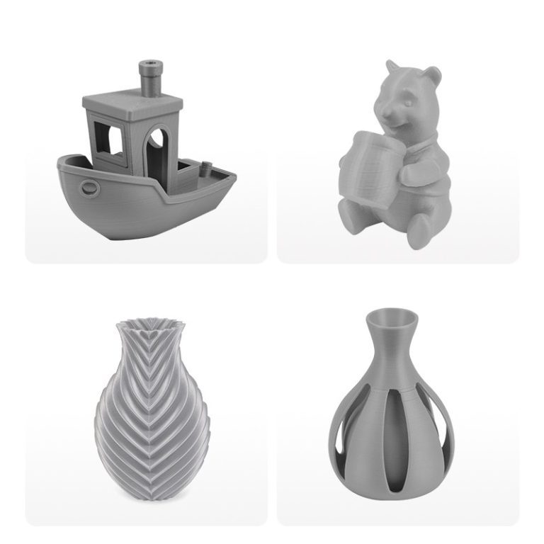 Gray 3D Printed Samples