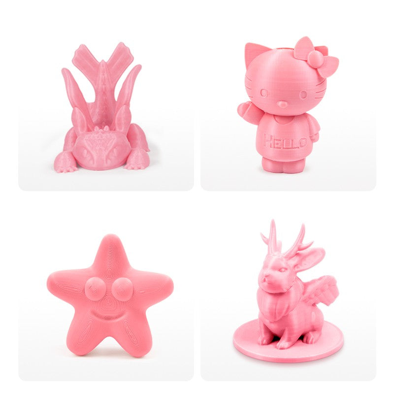 Pink 3D Printed Samples