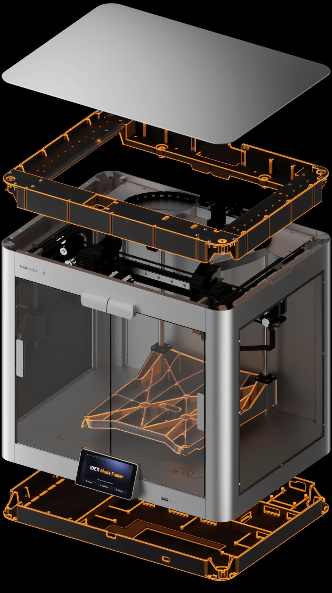 snapmaker J1s die cast frame