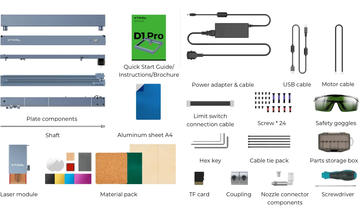 xTool Part List