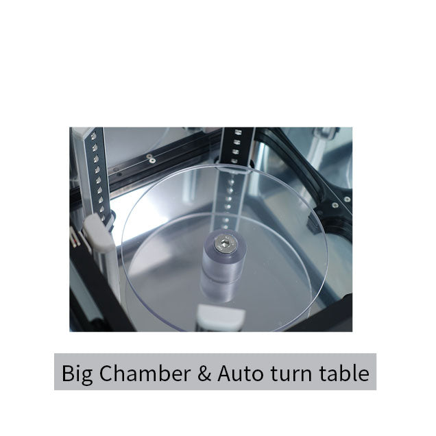 Twin Cure Big Chamber and Auto Turn Table