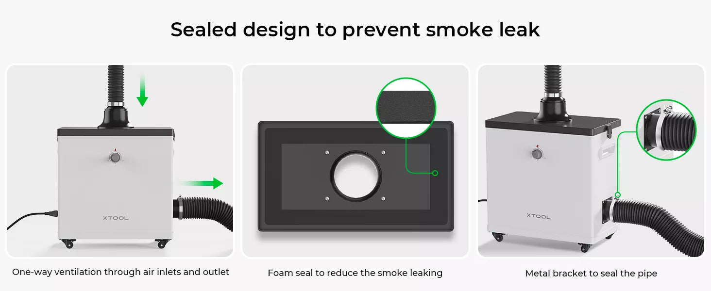 xTool Smoke Purifier Sealed Design
