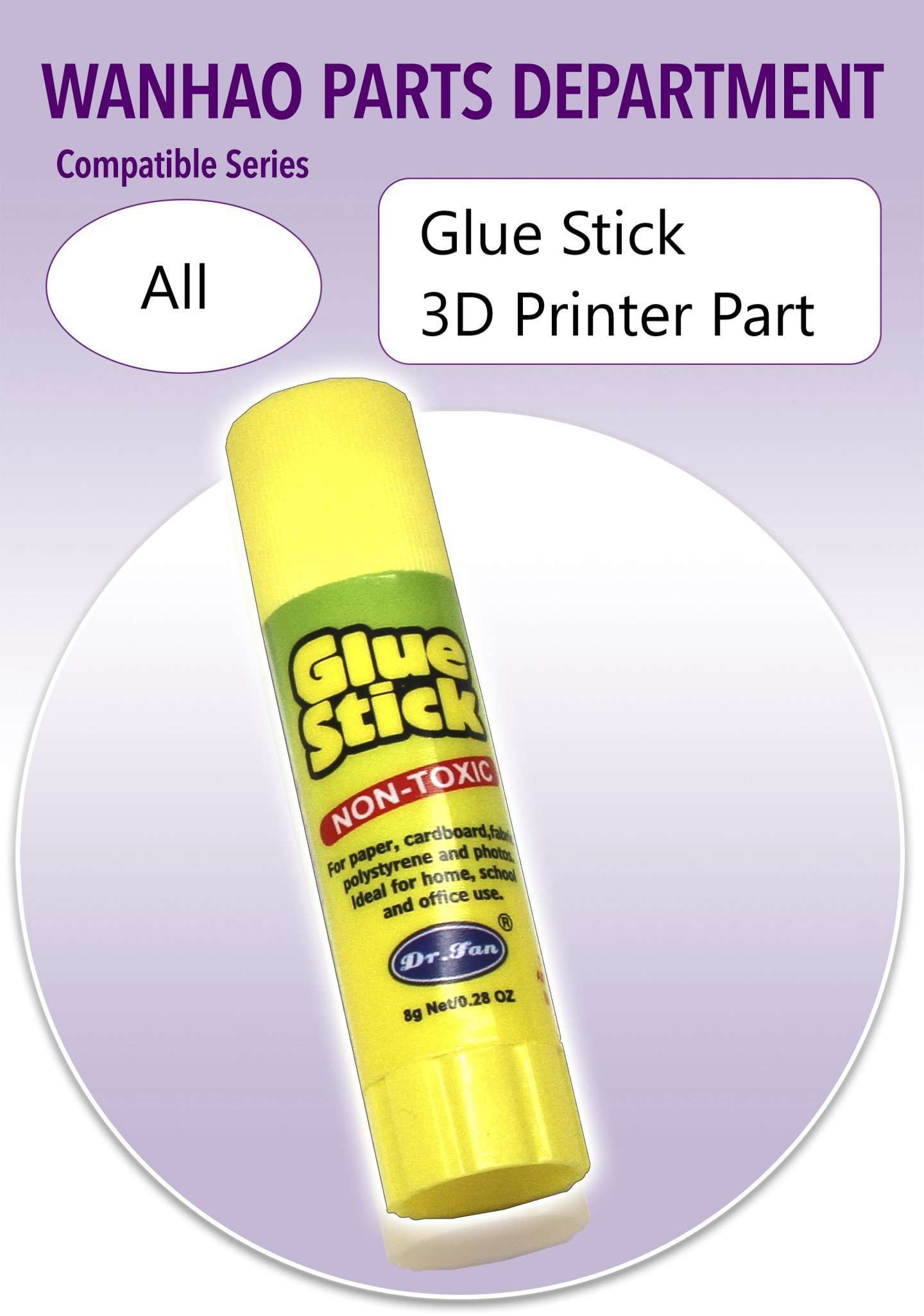 U3DPS  Wanhao 3D Printer Glue Stick– Ultimate 3D Printing Store