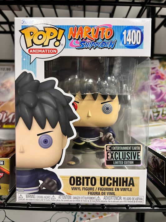 Funko Pop Naruto Shippuden 1400 - Obito Uchiha (Unmasked) EXCLUSIVE Special  Edition