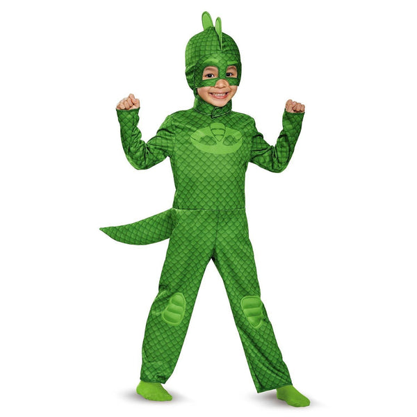 PJ Masks Boys' Gekko Disguise Toddler Costume : 3T - 4T – Party Majors
