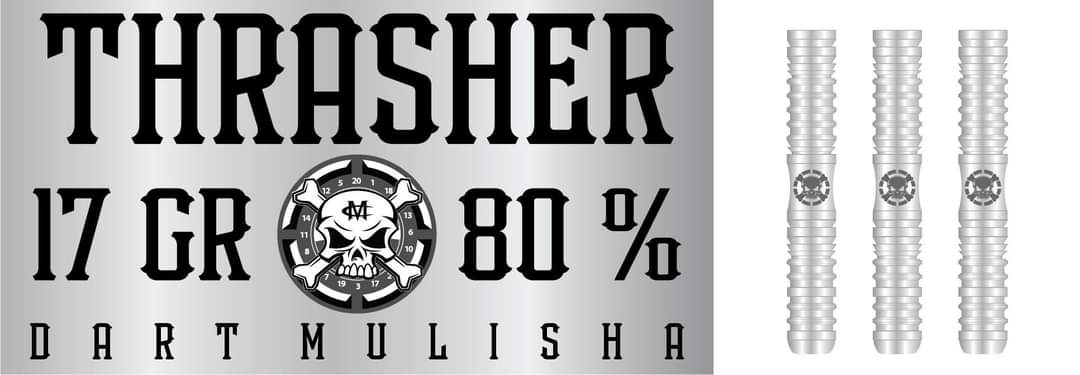 Thrasher 17gram 80% Tungsten Soft Tip Dart