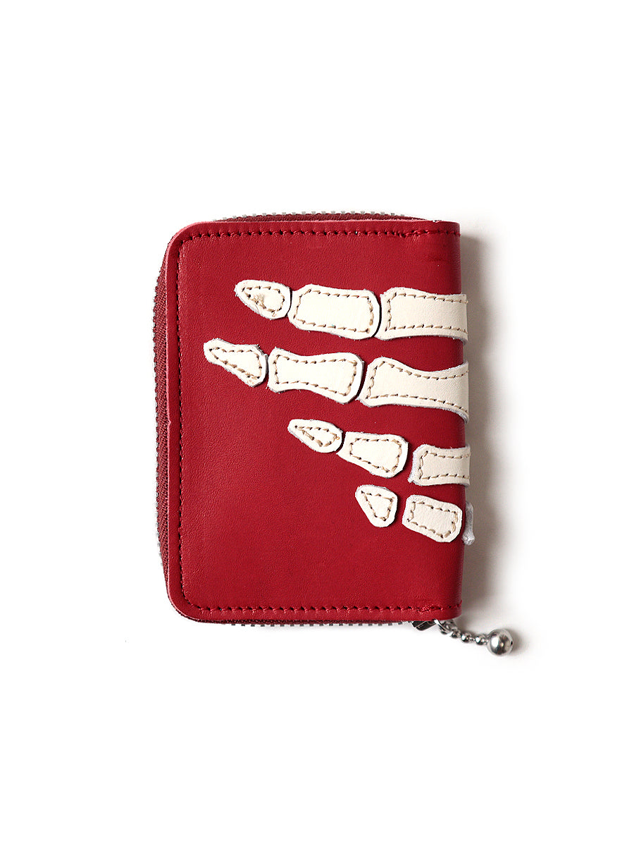 BONE HAND ZIP Mini Wallet