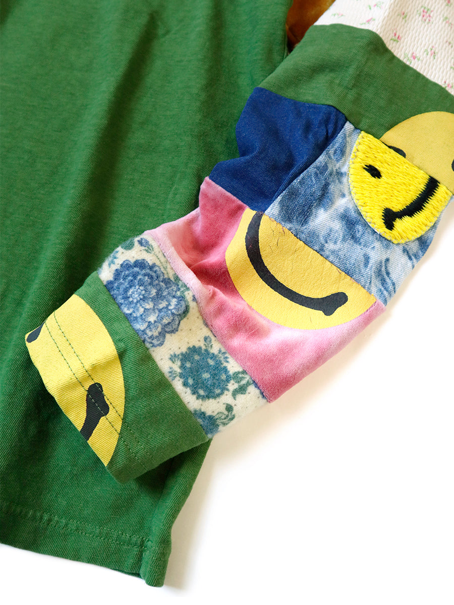 18.5/- Jersey HIPPIE T (SMILES NOMAD Patch) - Green