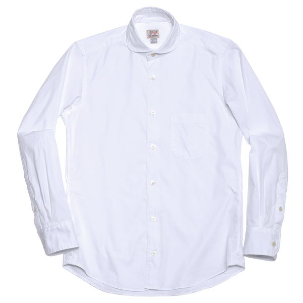 Orgueil Windsor Collar Shirt White | BLUE IN GREEN SOHO