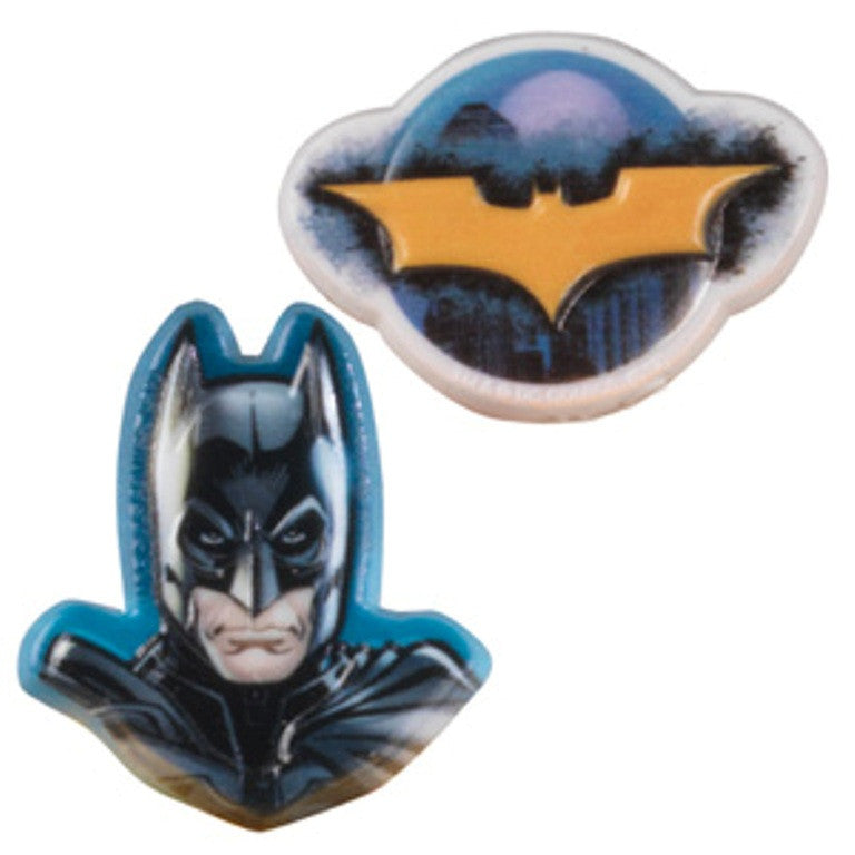 24 Batman Cupcake Rings – Bling Your Cake