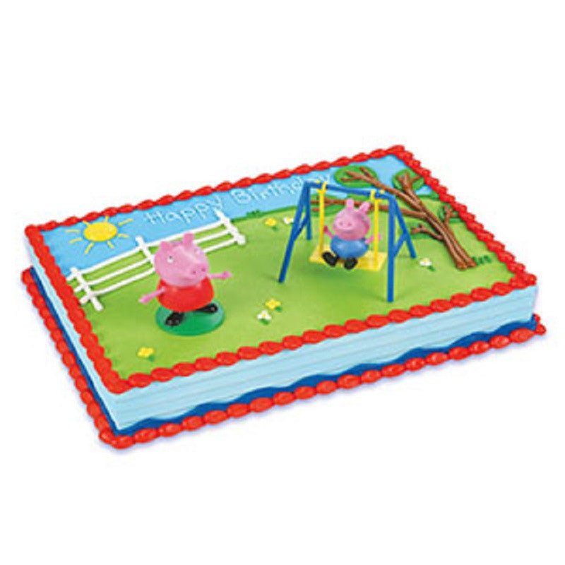 Peppa Pig And George Cake Topper Bling Your Cake