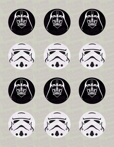 star wars edible cupcake toppers