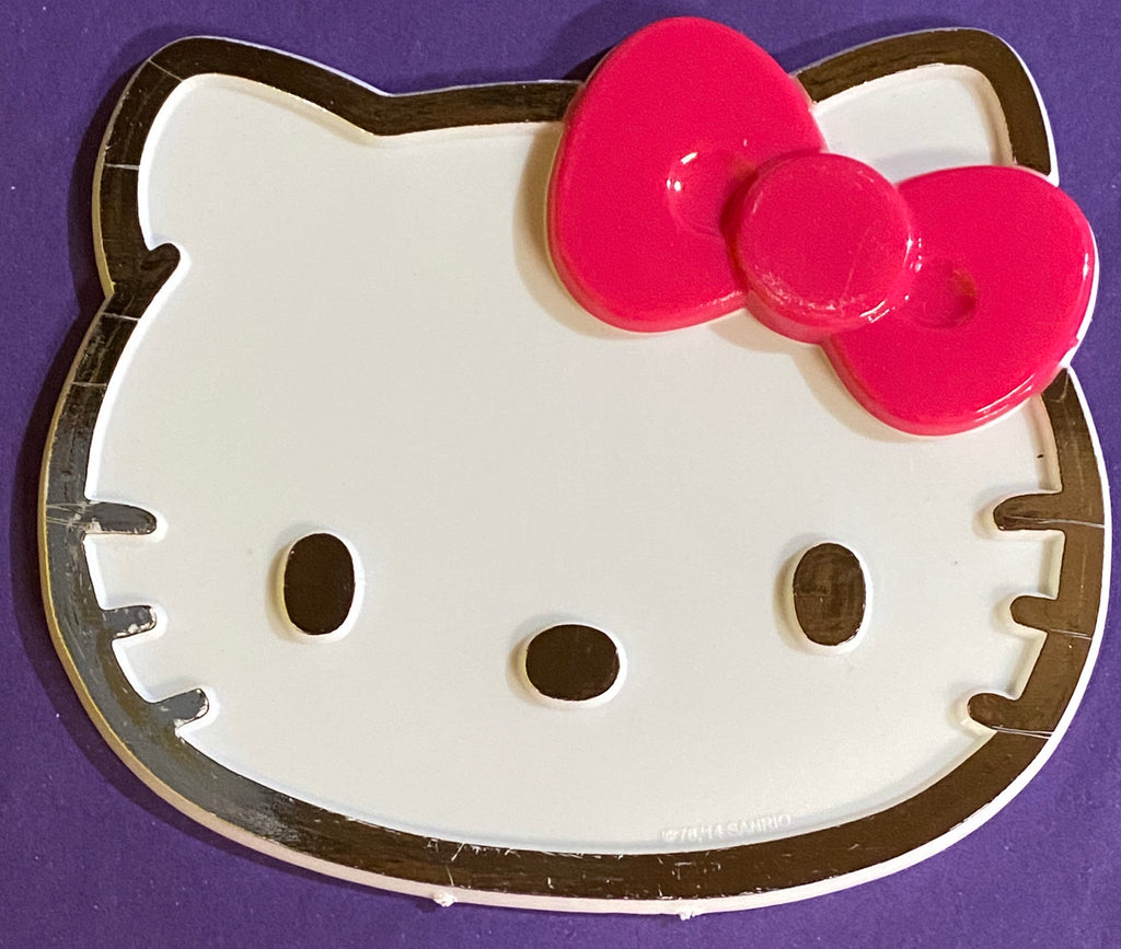 Hello Kitty Face Cake Topper Plaque Bling Your Cake