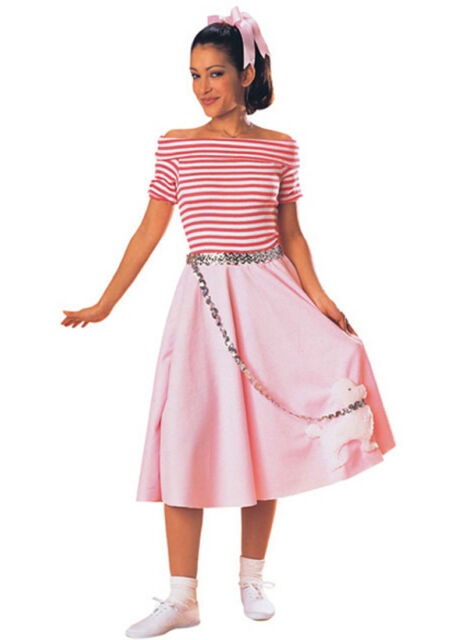 Nifty 50s Poodle Skirt Adult Costume - One Size Fits Most – Bling Your Cake