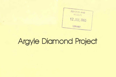 argyle project file argyle pink diamond mine environmental report