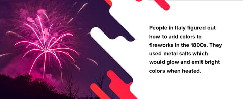 Each Firework Color Is Made From Metal Salts