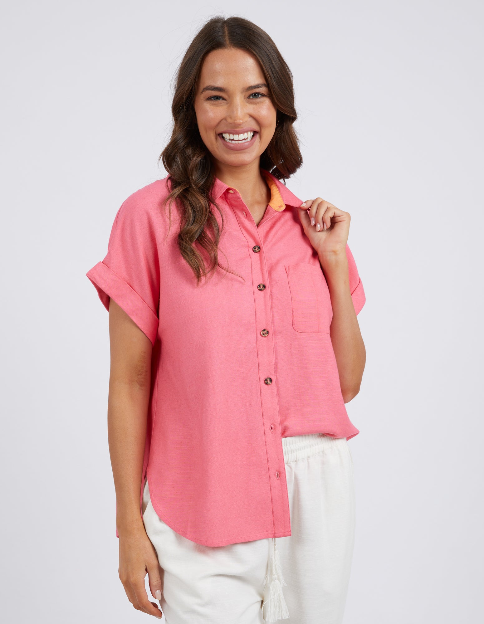 Clem Shirt Pink Lemonade