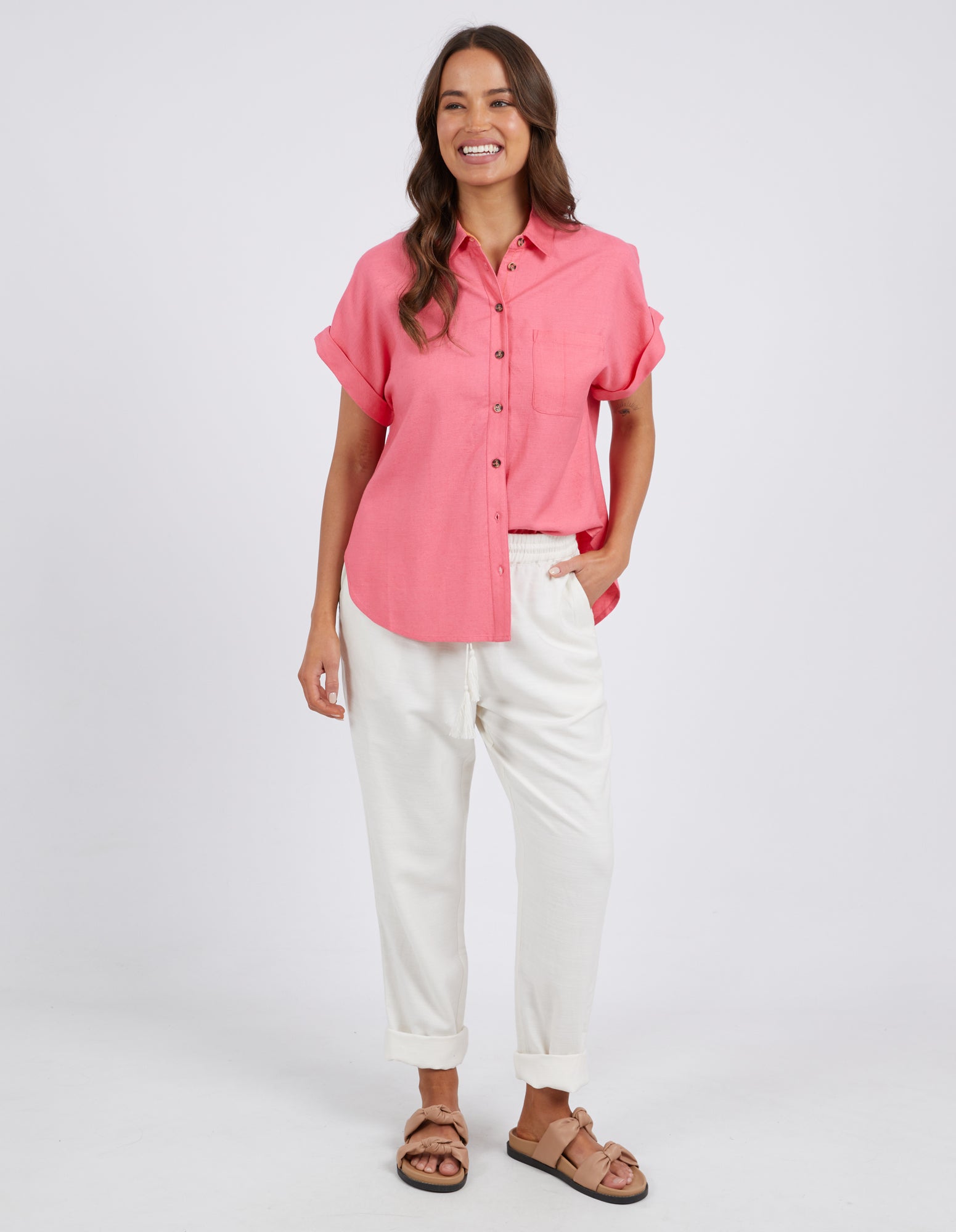 Clem Shirt Pink Lemonade