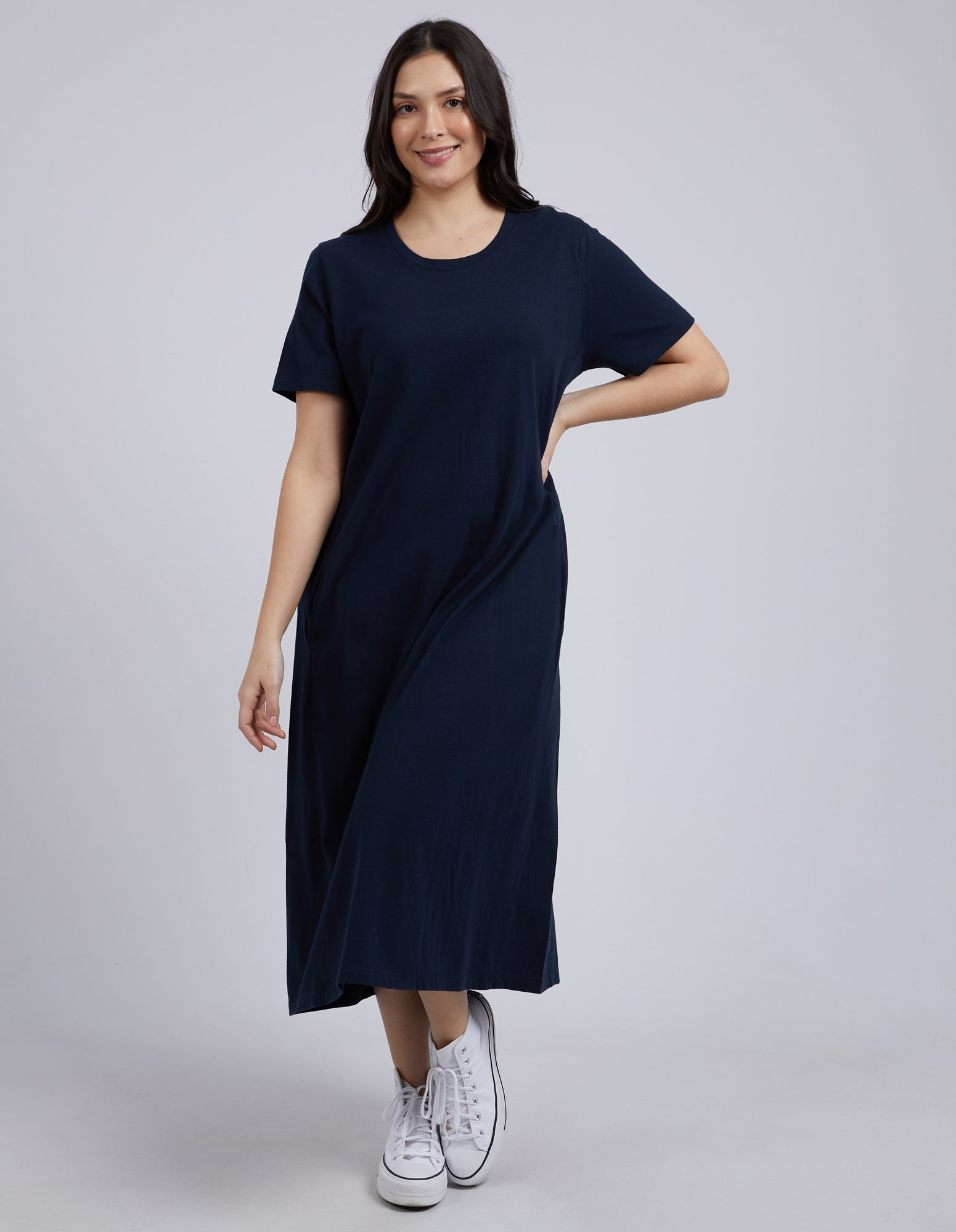 Rib Tank Dress Azure Blue – Elm Lifestyle