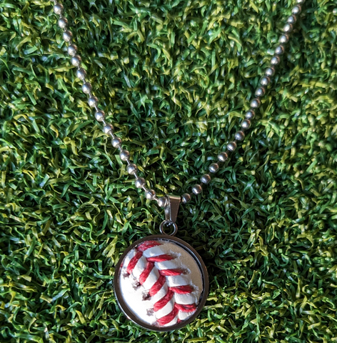 Baseball necklace