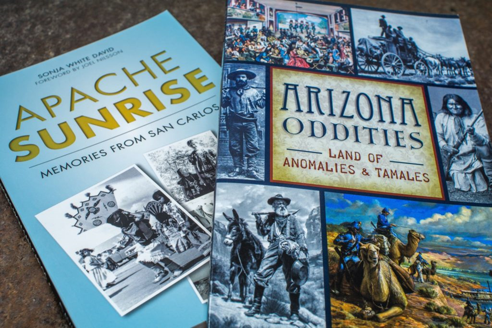 Books such as Apache Sunrise and Arizona Oddities show the different ways of life in Arizona