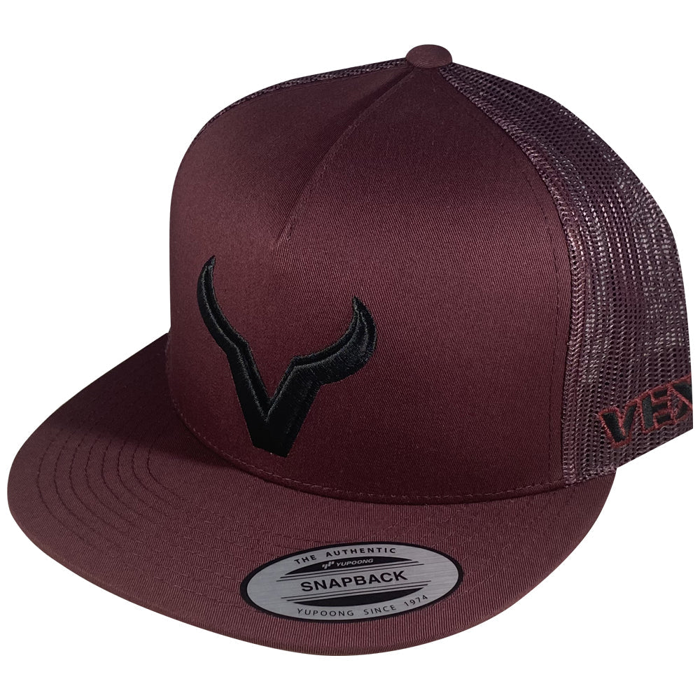 Vexil | Black Icon-Maroon/Maroon mesh