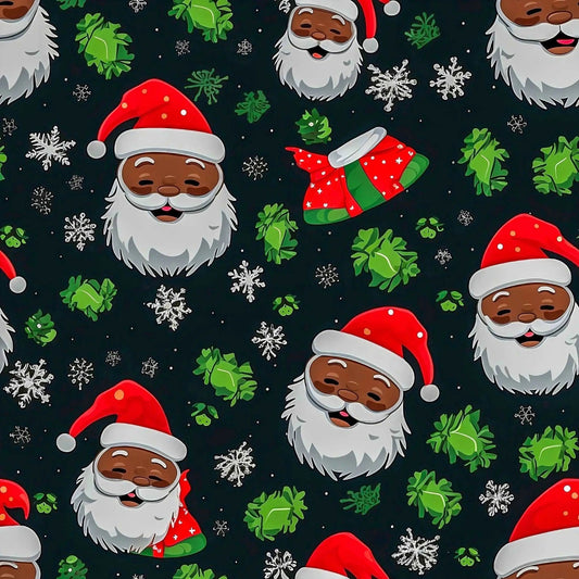 Funny Santa Claus in Sunglasses Wrapping Paper Rolls