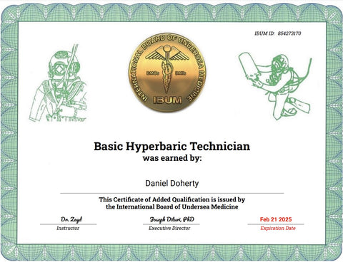 IBUM certificate DD