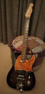 Patterned Guitar Body Hipshot B Bender