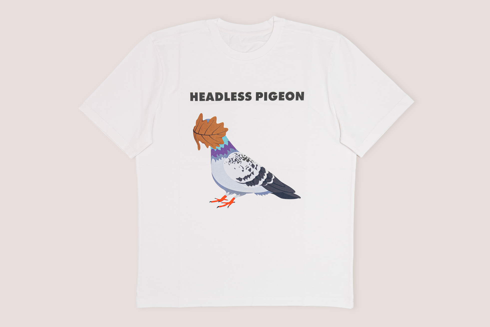 T-shirt Pigeon - White