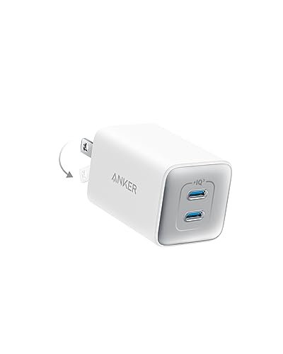 Anker 523 47W USB C Charger (Nano 3) 2 Port Compact Foldable GaN Fast Charger Like New