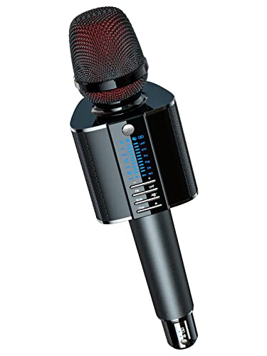 BONAOK Karaoke Microphone,Bluetooth Wireless UHF Karaoke Mic Speaker G20 BT062AB Like New