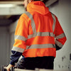 High Visibility Pullover Long Sleeve Hooded Sweatshirt