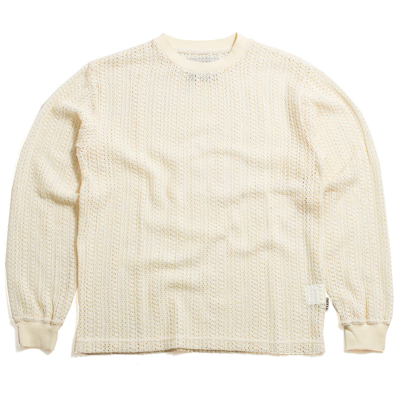 Taikan - Loose Knit Crocheted Sweater Cream – MTVTN.com