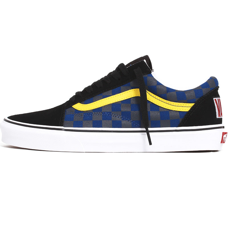 vans blue and black checkered