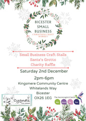 Flyer - Bicester Small Business Christmas Craft Market, Saturday 2nd December