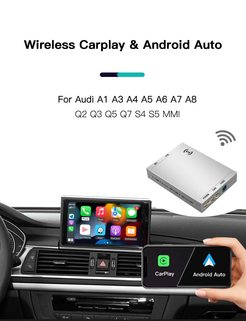 Installation Video Support--For Audi A1 CarPlay 