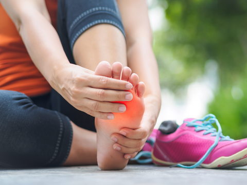 Patients that have collapsed arches or flat feet are more prone to foot pain