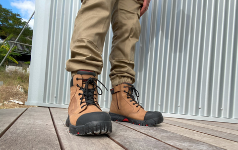 Soft work boots are great for cushioning but they may not provide enough arch support over uneven ground on the job site.