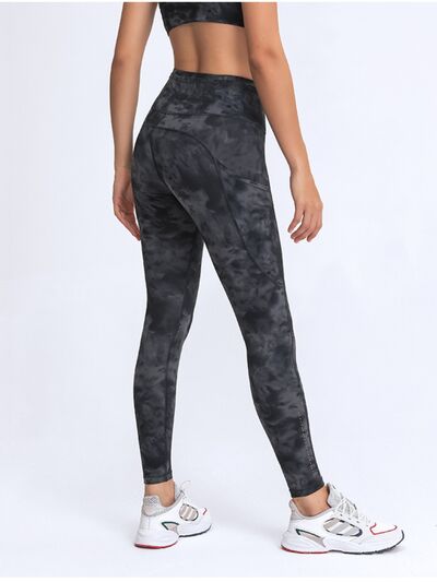 Highly Stretchy Elastic Waistband Pocket Yoga Leggings