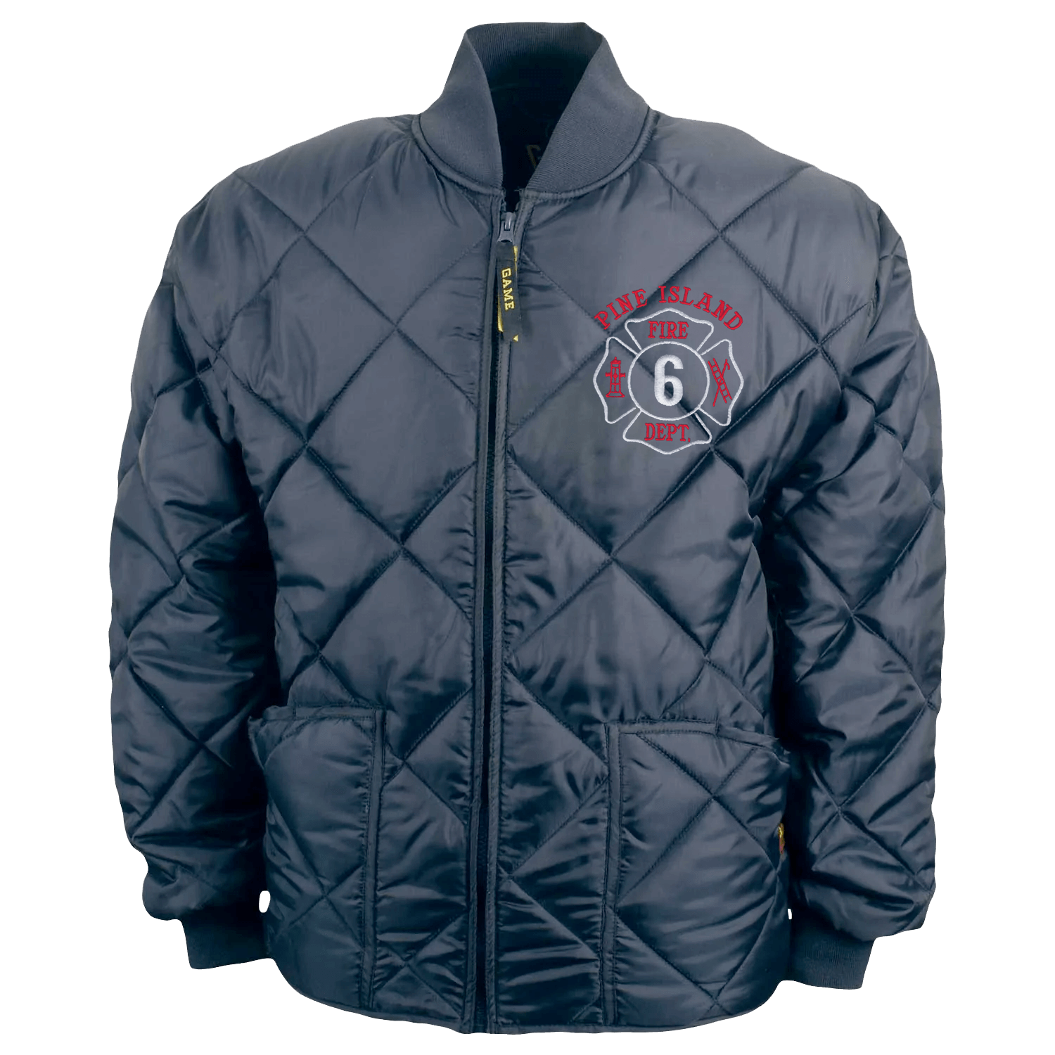 Bravest Firefighter Jacket - Custom Maltese - Fire Dept. Clothing