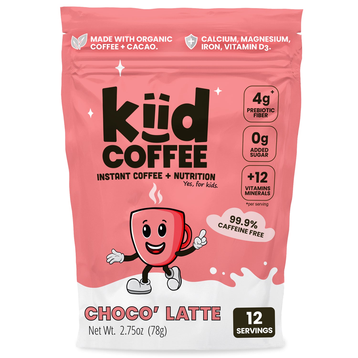 Kiid Coffee - World's First Coffee For Kids (12 servings) - Kiid Coffee product image